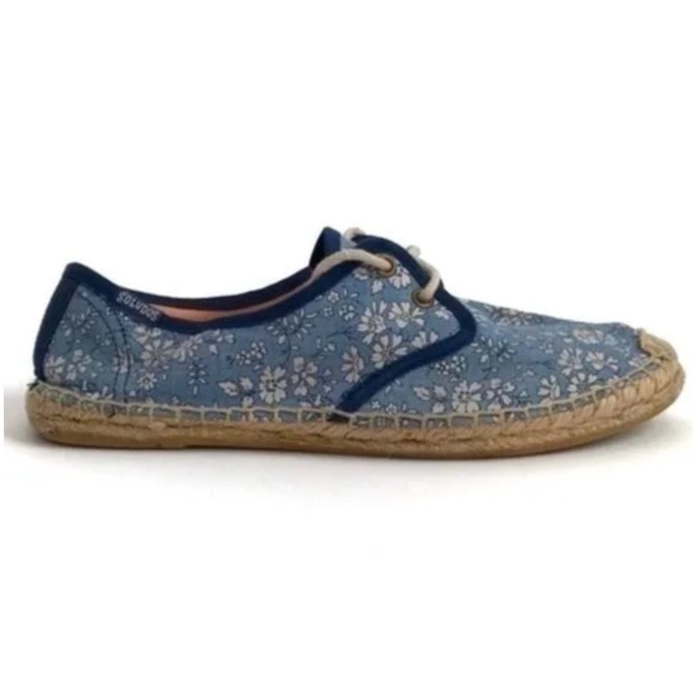Soludos lace-up espadrilles canvas derby / oxford